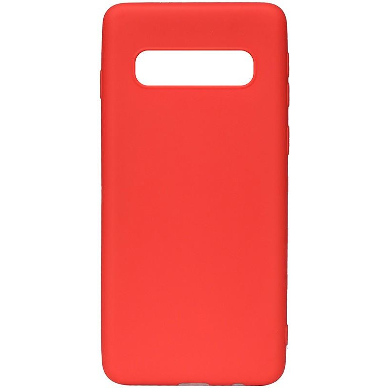 TOTO 1mm Matt TPU Case Samsung Galaxy S10 Red - зображення 1