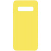 TOTO 1mm Matt TPU Case Samsung Galaxy S10 Yellow - зображення 1