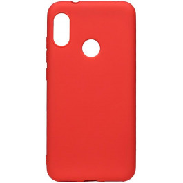 TOTO 1mm Matt TPU Case Xiaomi Redmi 6 Pro Red