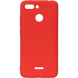 TOTO 1mm Matt TPU Case Xiaomi Redmi 6 Red