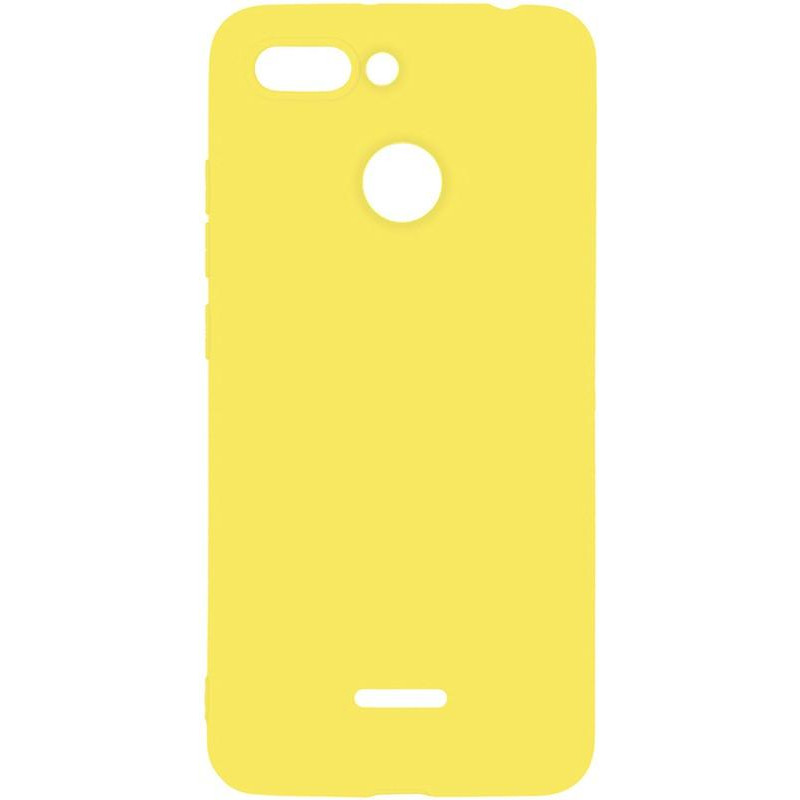 TOTO 1mm Matt TPU Case Xiaomi Redmi 6 Yellow - зображення 1