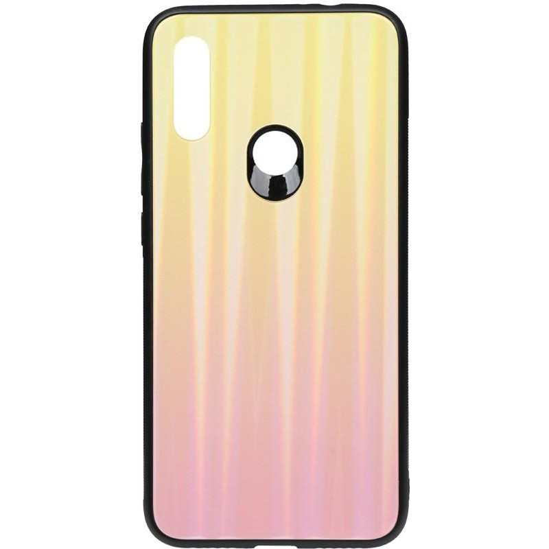 TOTO Aurora Print Glass Case Xiaomi Redmi 7 Pink - зображення 1