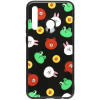 TOTO Cartoon Print Glass Case Huawei P Smart+ 2019 Line friends Black - зображення 1