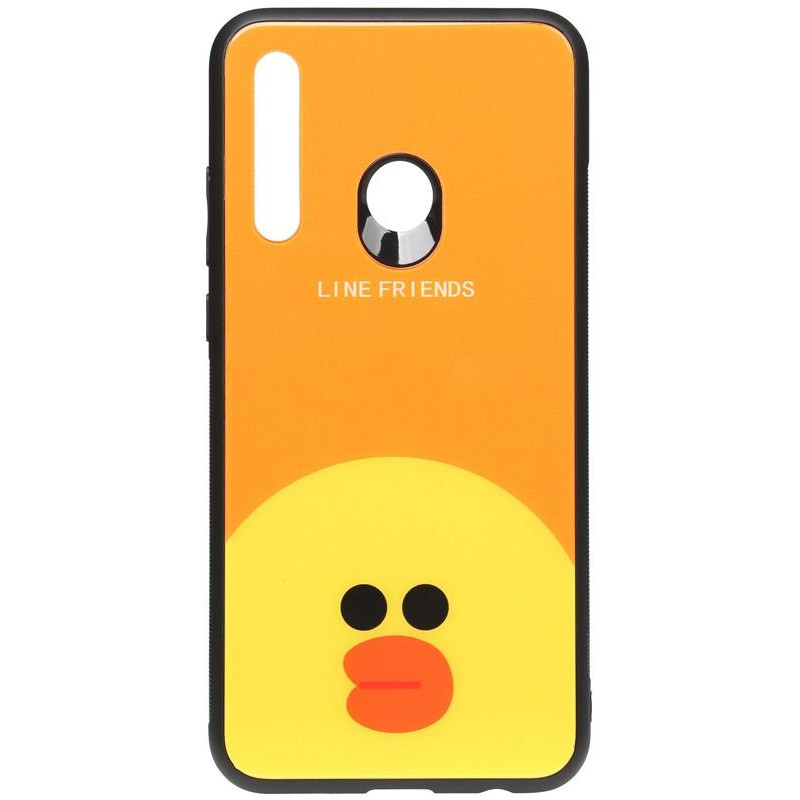 TOTO Cartoon Print Glass Case Huawei P Smart+ 2019 Line friends Sally - зображення 1