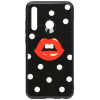 TOTO Cartoon Print Glass Case Huawei P Smart+ 2019 Red Lips - зображення 1