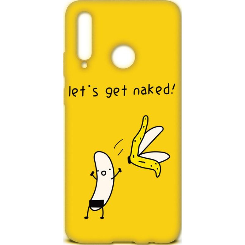 TOTO Cartoon Soft Silicone TPU Case Huawei P Smart+ 2019 Banana Yellow - зображення 1