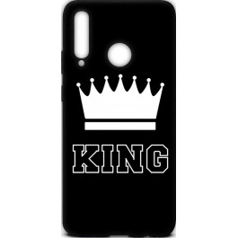   TOTO Cartoon Soft Silicone TPU Case Huawei P Smart+ 2019 King Black