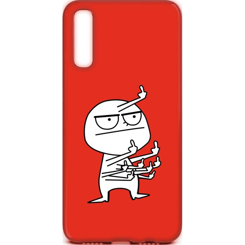 TOTO Cartoon Soft Silicone TPU Case Samsung Galaxy A50 FK 9 Red - зображення 1