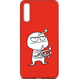   TOTO Cartoon Soft Silicone TPU Case Samsung Galaxy A50 FK 9 Red