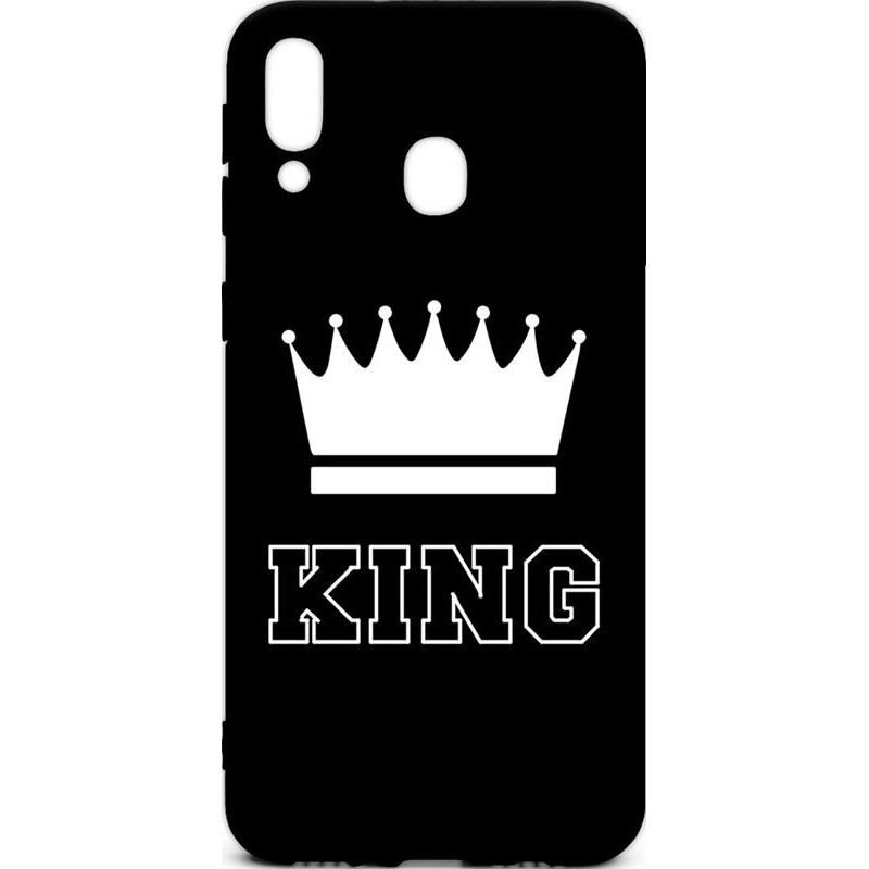 TOTO Cartoon Soft Silicone TPU Case Samsung Galaxy M20 King Black - зображення 1