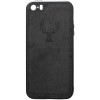 TOTO Deer Shell With Leather Effect Case Apple iPhone 5/5s/SE Black - зображення 1