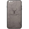TOTO Deer Shell With Leather Effect Case Apple iPhone 6/6s Gray - зображення 1