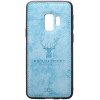 TOTO Deer Shell With Leather Effect Case Samsung Galaxy S9 Blue - зображення 1
