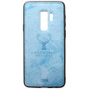 TOTO Deer Shell With Leather Effect Case Samsung Galaxy S9+ Blue - зображення 1
