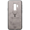 TOTO Deer Shell With Leather Effect Case Samsung Galaxy S9+ Gr_y - зображення 1