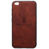 TOTO Deer Shell With Leather Effect Case Xiaomi Redmi Go Brown - зображення 1