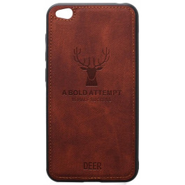 TOTO Deer Shell With Leather Effect Case Xiaomi Redmi Go Brown