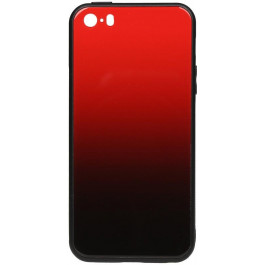 TOTO Gradient Glass Case Apple iPhone 5/5s/SE Red