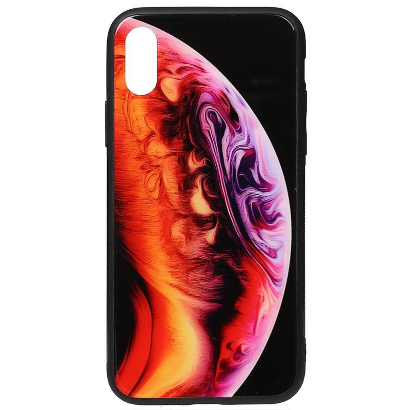 TOTO Print Glass Space Case Apple iPhone X/XS Amethyst - зображення 1