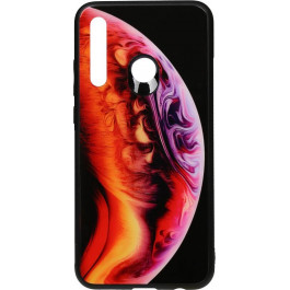   TOTO Print Glass Space Case Huawei P Smart+ 2019 Amethyst