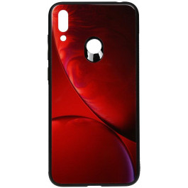 TOTO Print Glass Space Case Huawei Y7 2019 Rubin Red
