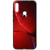 TOTO Print Glass Space Case Xiaomi Redmi Note 7 Rubin Red - зображення 1