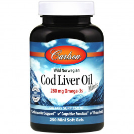 Carlson Labs Cod Liver Oil Minis 250 caps