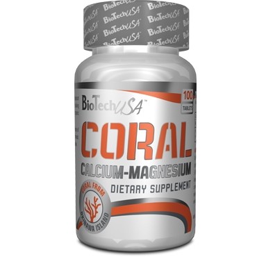 BiotechUSA Coral Calcium-Magnesium 100 tabs - зображення 1