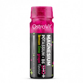 OstroVit Magnesium Potassium+B6 Shot 80 ml /1 servings/ Lemon Lime Grape