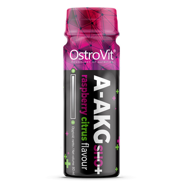 OstroVit A-AKG Shot 80 ml /2 servings/ Raspberry Citrus - зображення 1