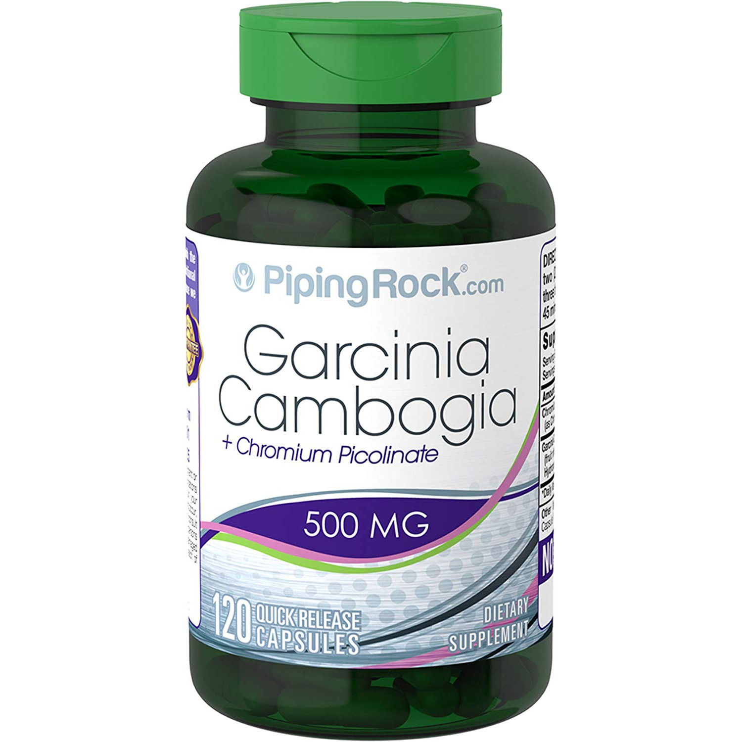 Piping Rock Garcinia Cambogia Plus Chromium Picolinate 500 mg 120 caps - зображення 1