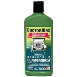 Doctor Wax Полироль с полифлоном зеленый 0,3л (DW8449)