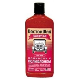   Doctor Wax Полироль с полифлоном красный 0,3л (DW8417)