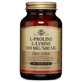 Solgar L-Proline/L-Lysine 500/500 mg 90 tabs