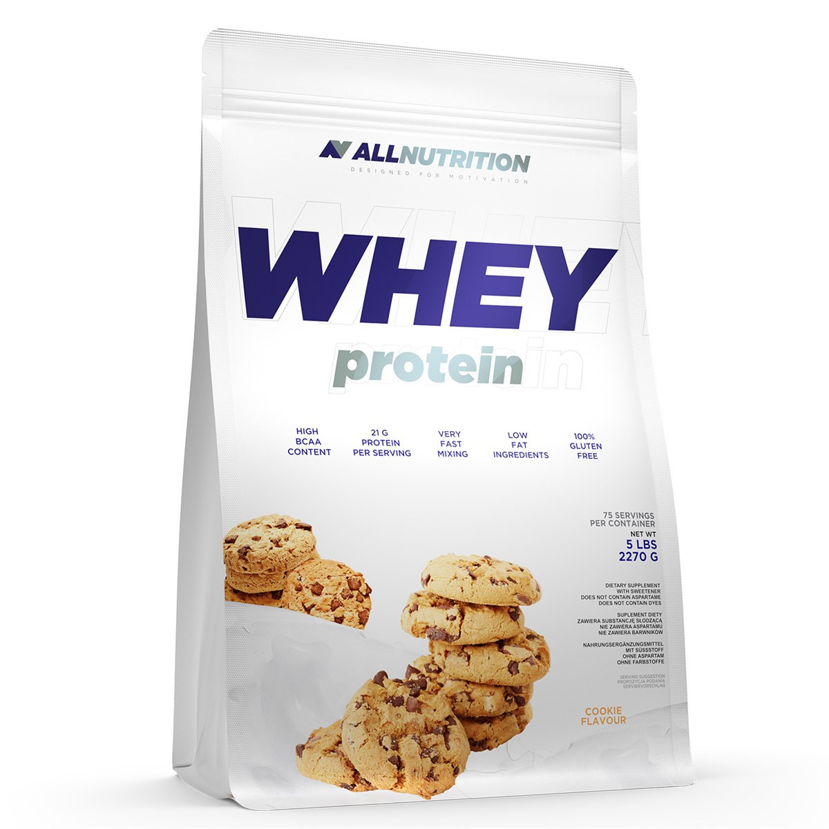AllNutrition Whey Protein 2270 g /68 servings/ White Chocolate - зображення 1