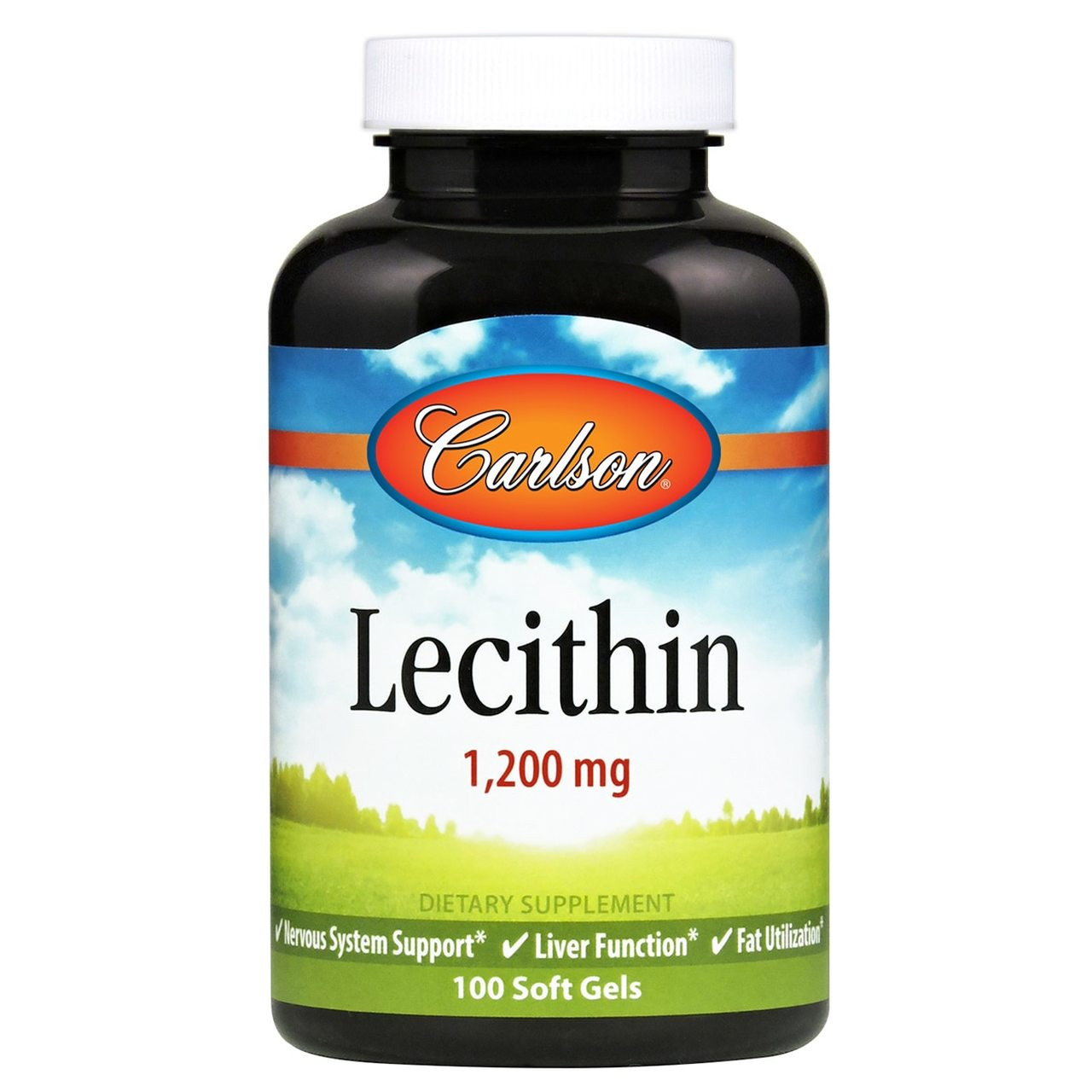 Carlson Labs Lecithin 1200 mg 100 caps - зображення 1