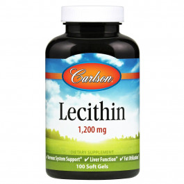 Carlson Labs Lecithin 1200 mg 100 caps