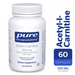   Pure Encapsulations Acetyl-l-Carnitine 500 mg 60 caps