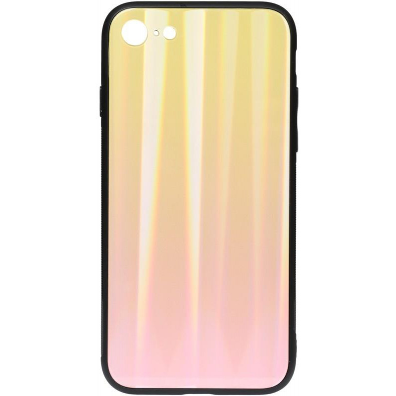 TOTO Aurora Print Glass Case iPhone 6/6S Pink - зображення 1