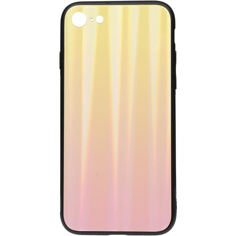 TOTO Aurora Print Glass Case iPhone 7/8 Pink - зображення 1