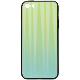 TOTO Aurora Print Glass Case iPhone SE/5s/5 Green