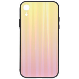 TOTO Aurora Print Glass Case iPhone XR Pink