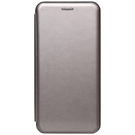   TOTO Book Rounded Leather Case iPhone XS Max Gray