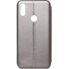 TOTO Book Rounded Leather Case Honor 10 Lite Gray - зображення 2