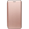 TOTO Book Rounded Leather Case Huawei P Smart+ 2019 Rose Gold - зображення 1