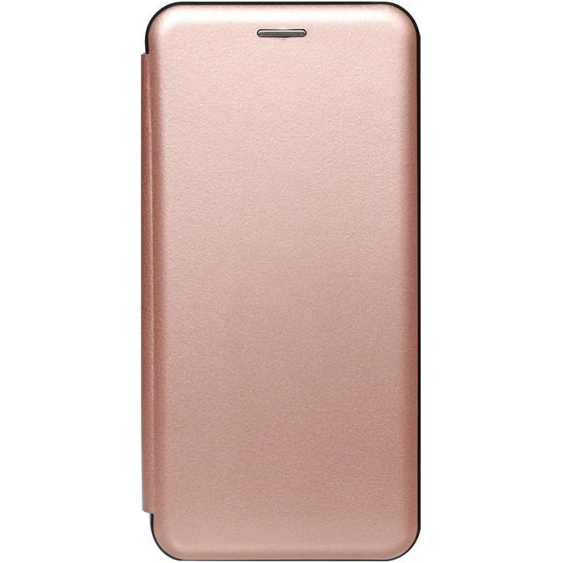TOTO Book Rounded Leather Case Huawei P Smart+ 2019 Rose Gold - зображення 1