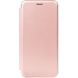 TOTO Book Rounded Leather Case Huawei P30 Lite Rose Gold