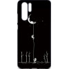 TOTO Cartoon Soft Silicone TPU Case Huawei P30 Pro Moon Black - зображення 1