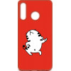 TOTO Cartoon Soft Silicone TPU Case Huawei Y7 2019 Cat Red - зображення 1