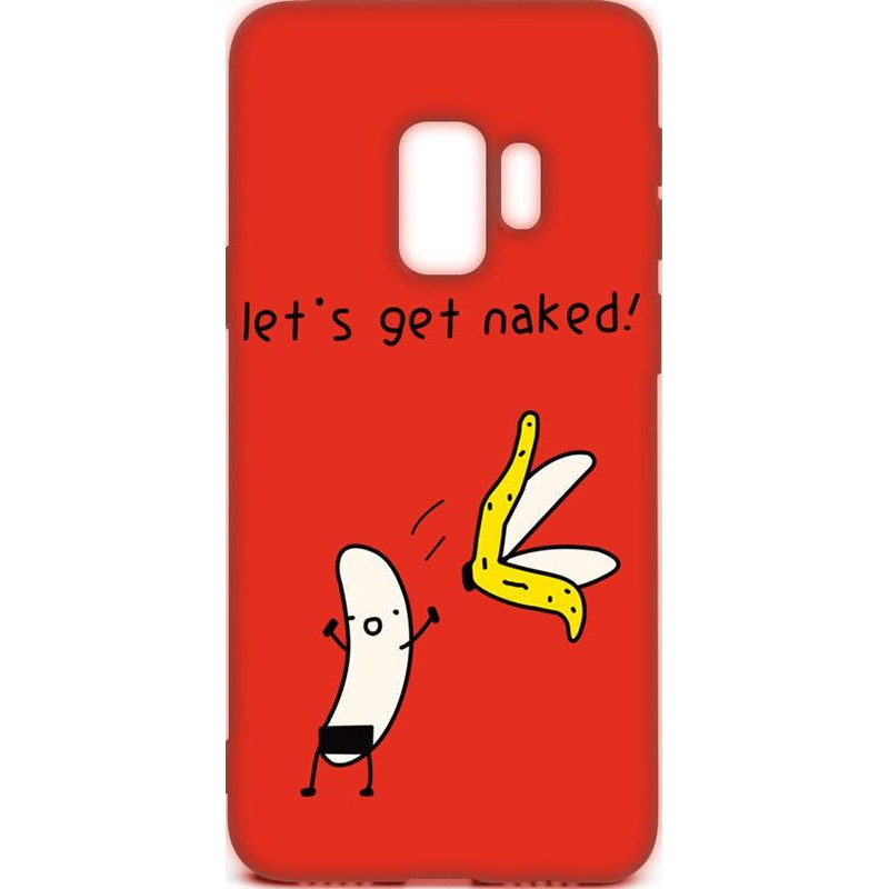 TOTO Cartoon Soft Silicone TPU Case Samsung Galaxy S9 Banana Red - зображення 1